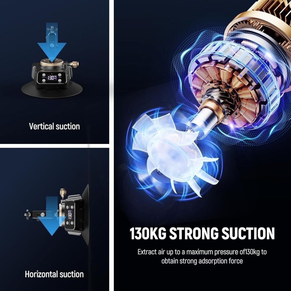 Neewer CA017 Motorlu Vantuzlu Aksiyon Kamera Tutucu