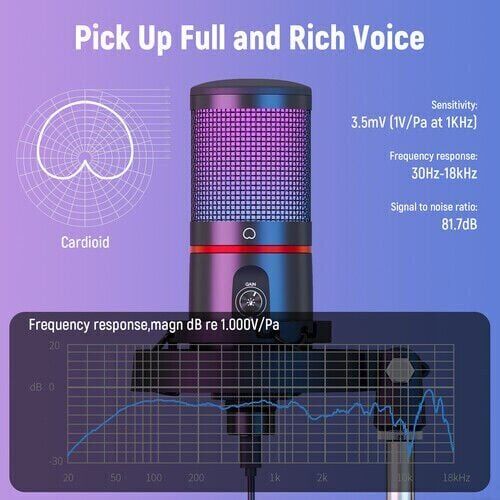 Neewer CM-25 Podcast USB Mikrofon Seti