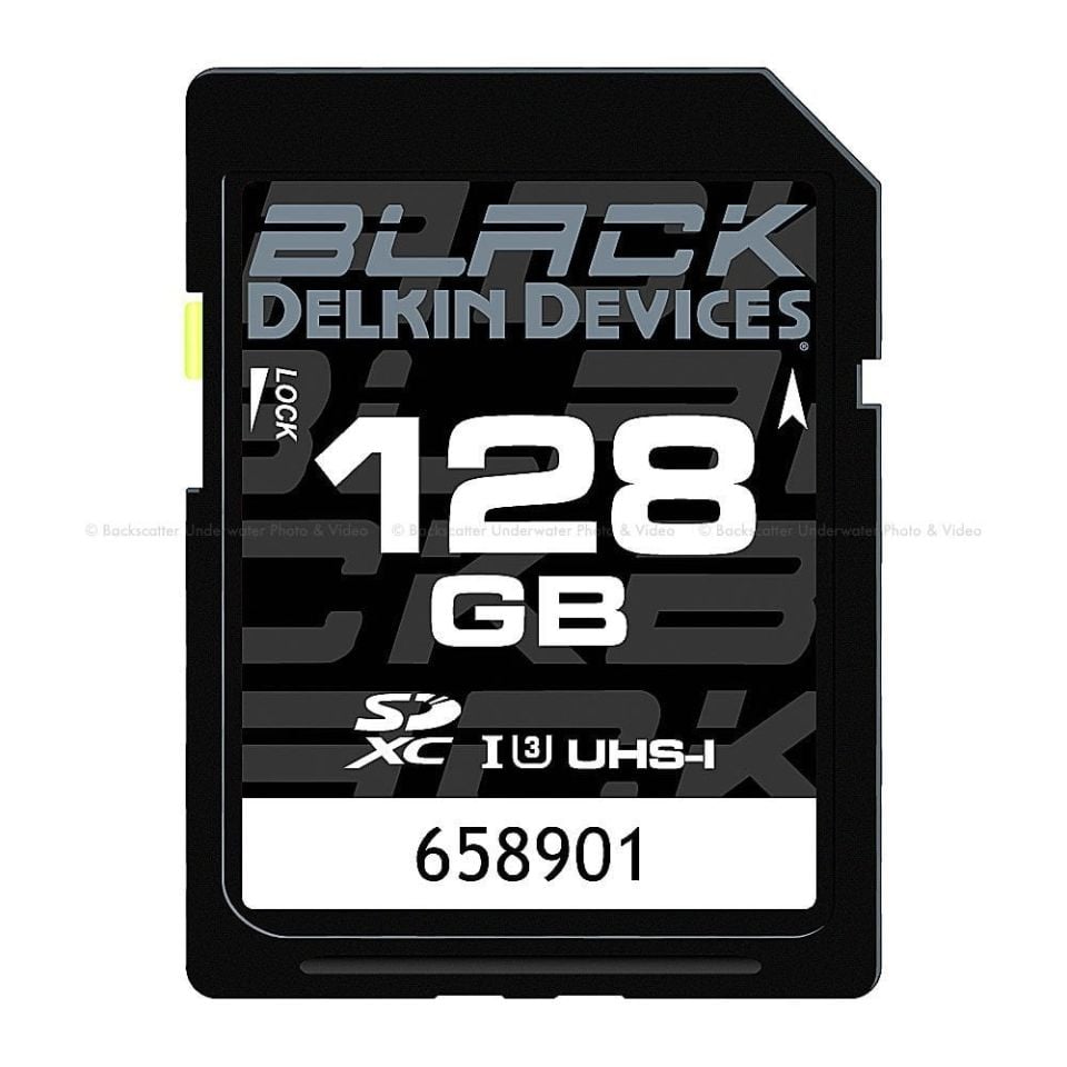 Delkin Devices 128GB Black UHS-I v30 SDXC Hafıza Kart