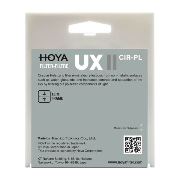 Hoya 52mm UX II Circular Polarize Filtre