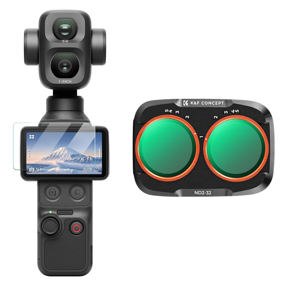 K&F Concept Osmo Pocket 4P ND2-32 Filtre