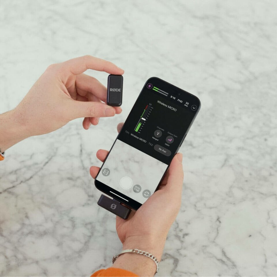 RODE Wireless Micro 2 Kişilik Kablosuz Yaka Mikrofonu (Lightning)
