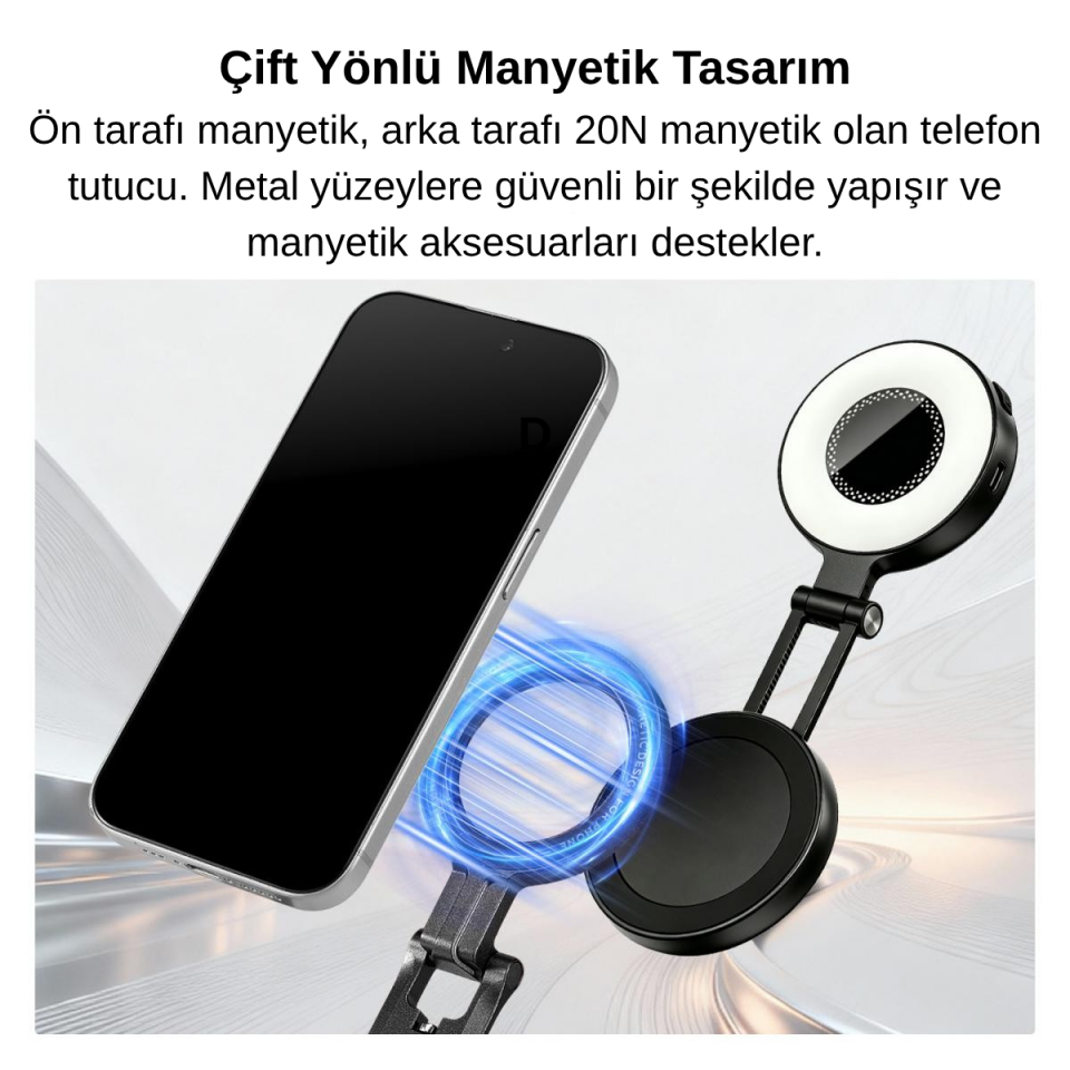 K&F Concept MagSafe Vlog Telefon Standı