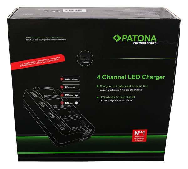 Patona Premium 4 Lü Şarj Sony BP-U30 BP-U60 BP-U90 BP-U95 ( Kızaksız )