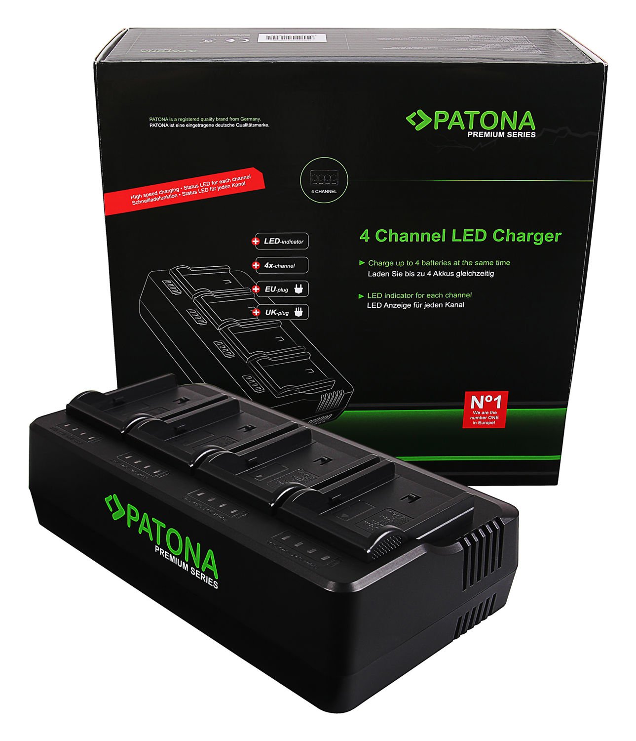 Patona Premium 4 Lü Şarj Sony BP-U30 BP-U60 BP-U90 BP-U95 ( Kızaksız )
