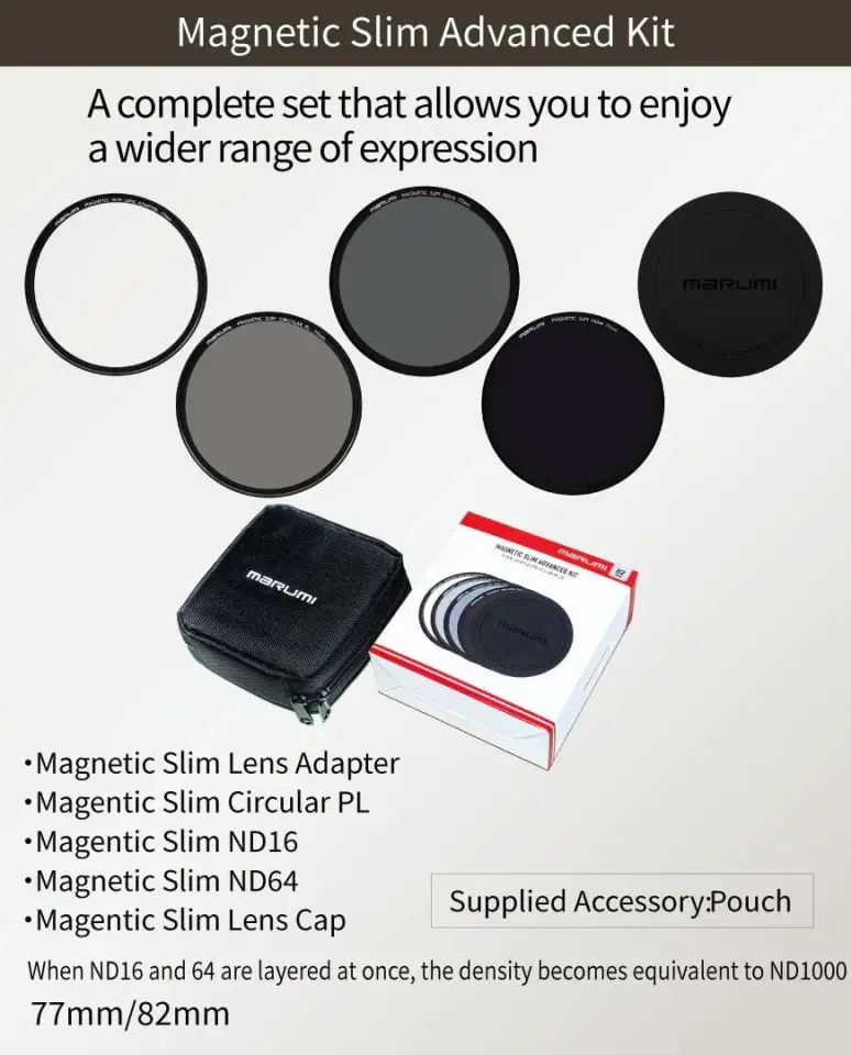 Marumi 82m Magnetic Slim Advanced Kit