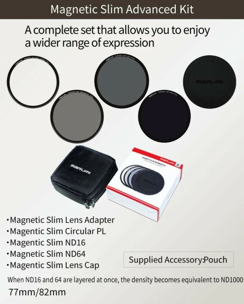 Marumi 82m Magnetic Slim Advanced Kit