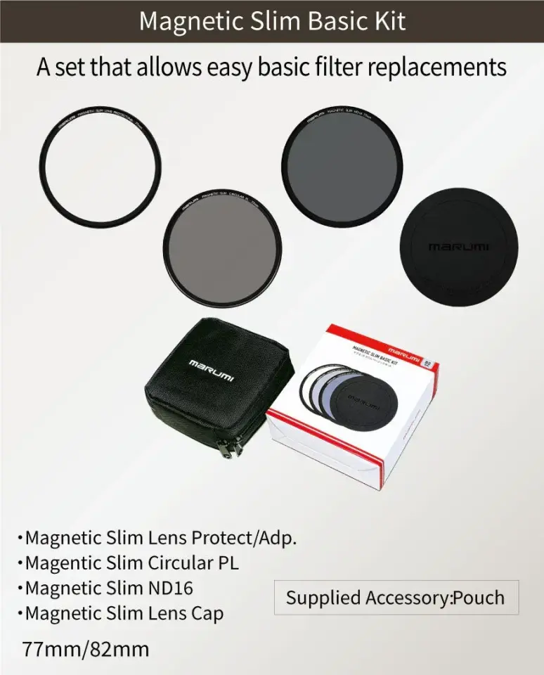 Marumi 77mm Magnetic Slim Basic Kit