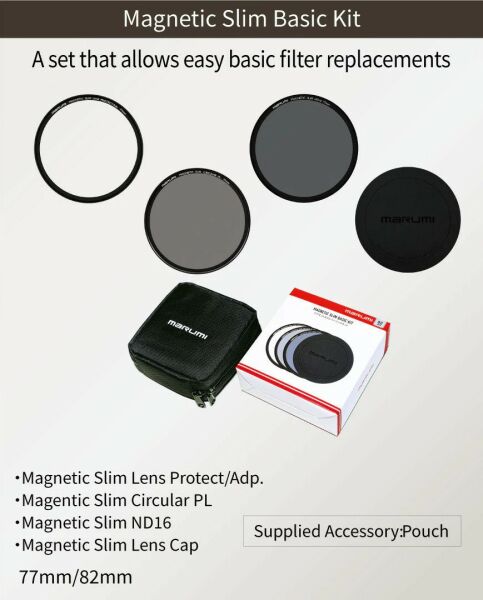 Marumi 82mm Magnetic Slim Basic Kit
