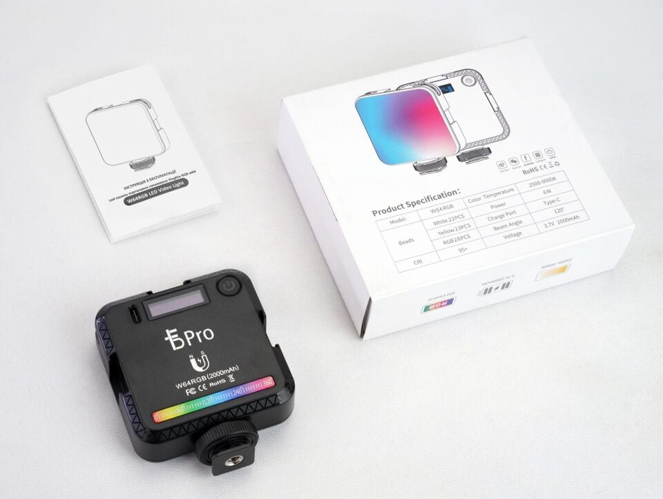 BF Pro W64RGB Video ışık