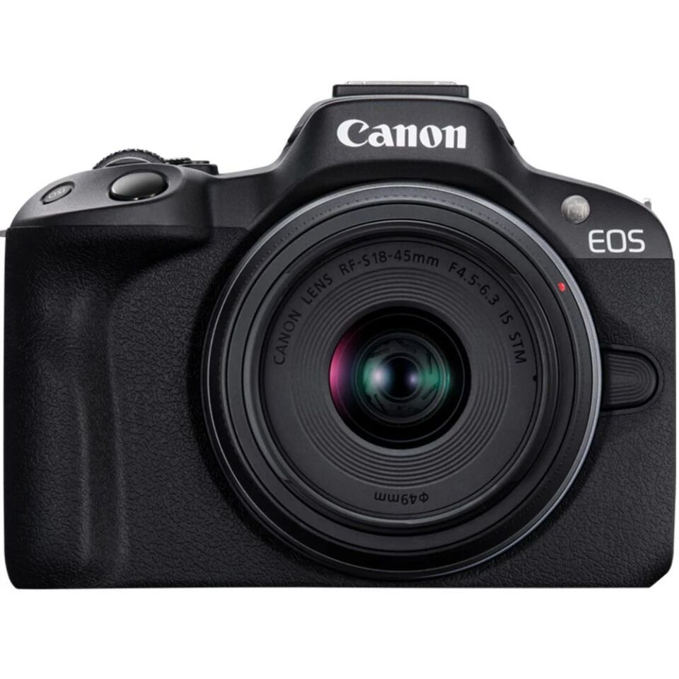 Canon EOS R50 18-45mm IS STM Lensli Travel Kit