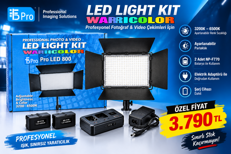 BF Pro Pro 800 Bi-Color Panel Işık
