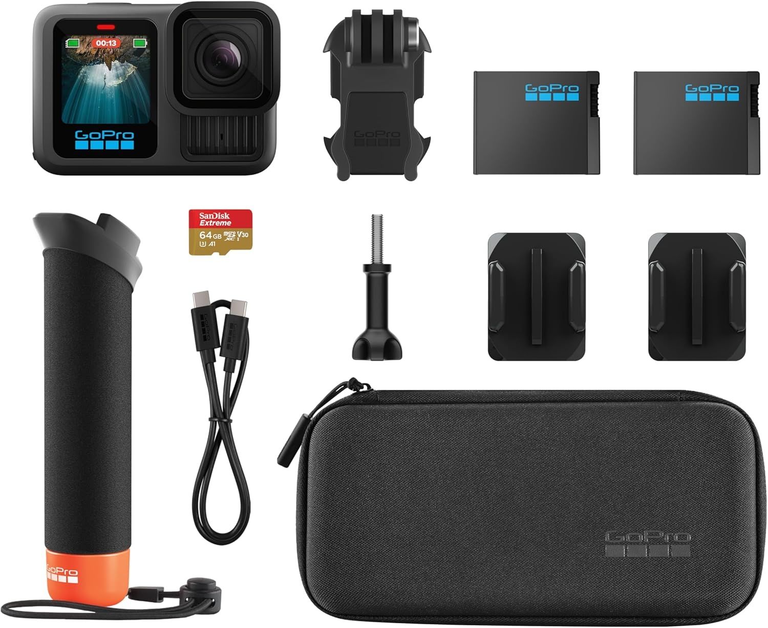 GoPro HERO7 BLACK 2台セット GoPro HERO 13 Black Accessory Bundle