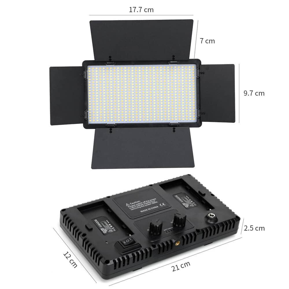 Mamen Panel Led Pro600 Bicolor kamera üstü Işık