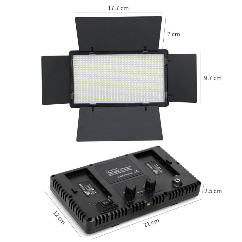 Mamen Panel Led Pro600 Bicolor kamera üstü Işık