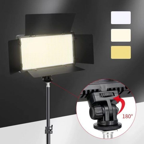 Mamen Panel Led Pro600 Bicolor kamera üstü Işık