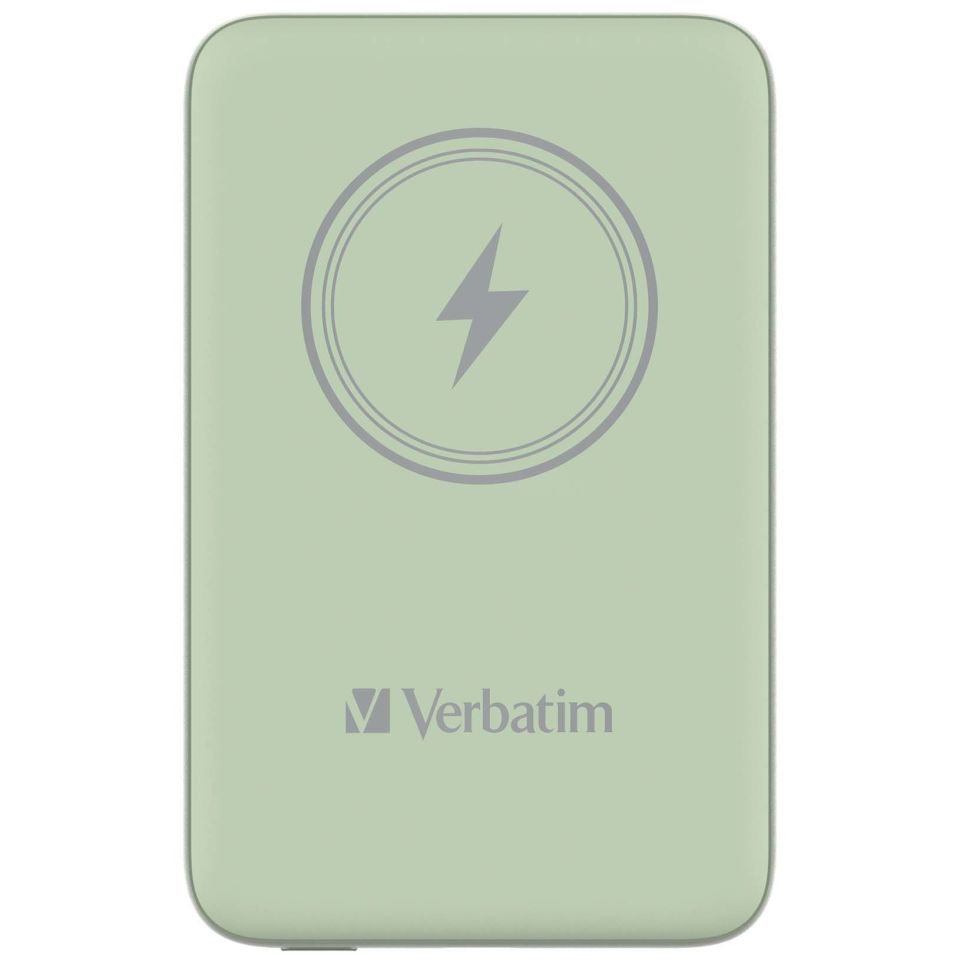 VERBATIM 32246 Magsafe 10000 Mah Manyetik Kablosuz Yeşil  Powerbank