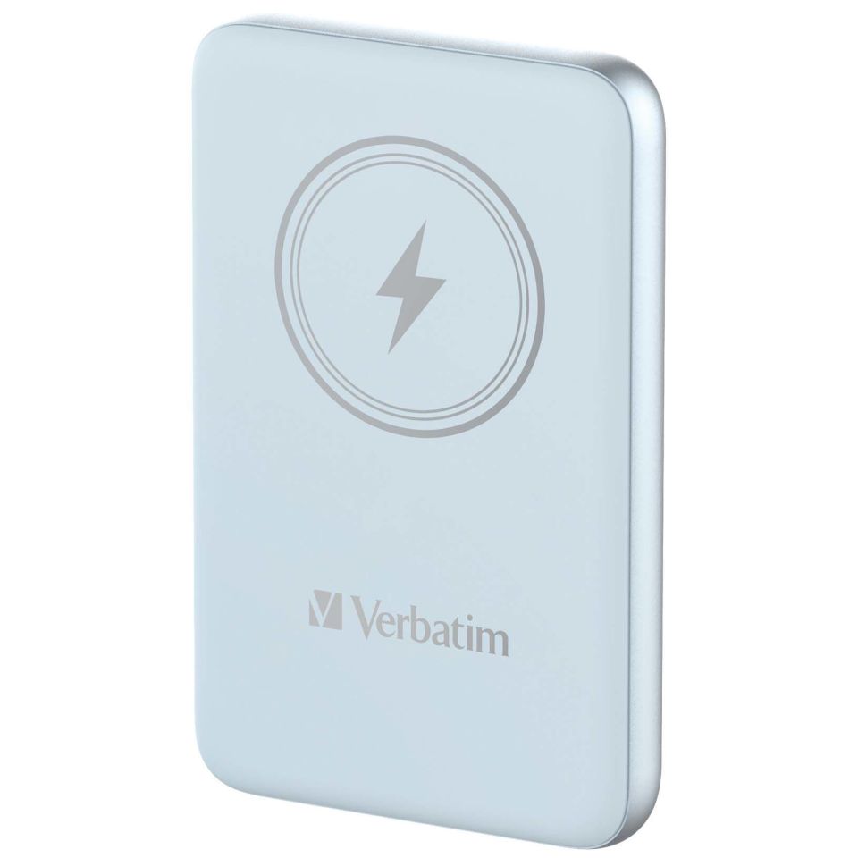 VERBATIM 32247 Magsafe 10000 Mah Manyetik Kablosuz Mavi Powerbank
