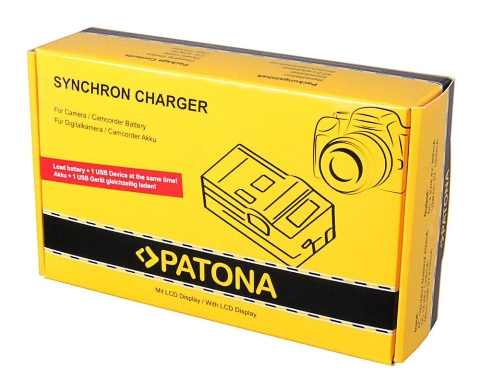 Patona 4629 Canon LPE10 Bataryalar İçin Senkron LCD / USB Şarj Ünitesi