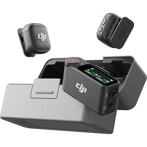 DJI Mic 3 2 Kişilik Kompakt Dijital Kablosuz Mikrofon Sistemi