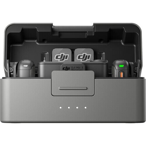 DJI Mic 3 2 Kişilik Kompakt Dijital Kablosuz Mikrofon Sistemi