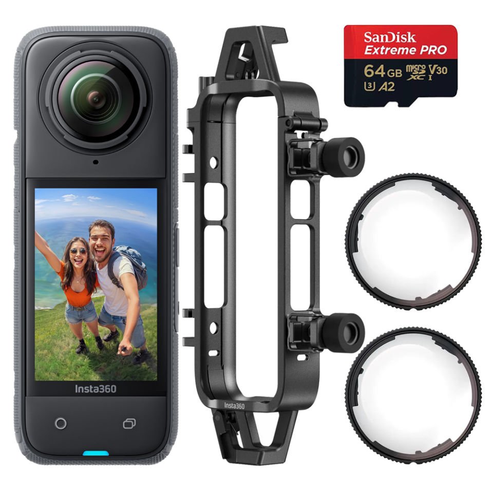 Insta360 X4 Water Sports Set + 64GB Hafıza Kartı