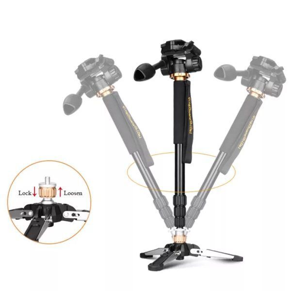 BF Pro 159 Alüminyum Ergonomik Kafa ve ayaklı Monopod