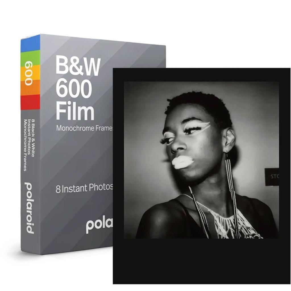 Polaroid B&W 600 Monokrom Çerçeveler Sürümü Anında Film 8 Poz