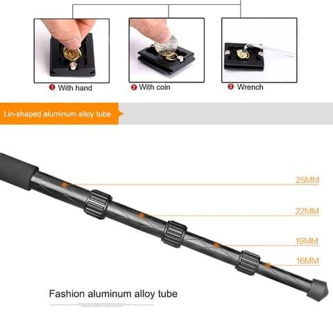 BF Pro 999H Alüminyum Horizantal Multi fonksiyon Tripod-Monopod