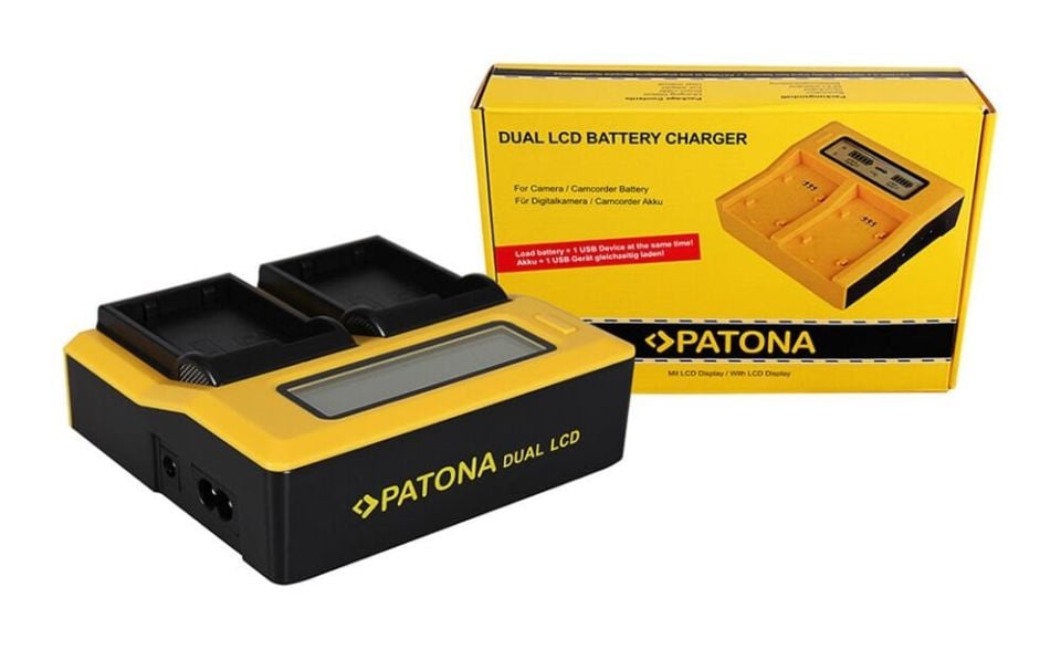 Patona 7624 Nikon EN-EL15 İçin Çift Lcd Usb Şarj Cihazı