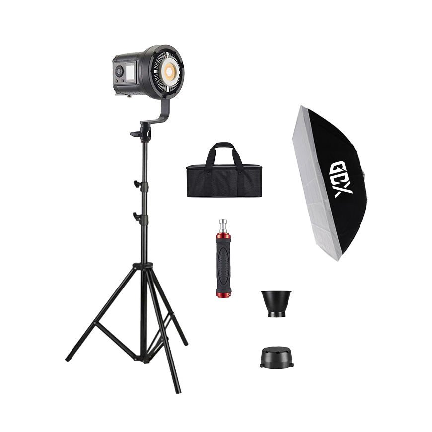 GDX HDB-135R RGB Full Set (60x90 Softbox + 260 cm Kalın Işık Ayağı) - Batarya Seti Hediyeli