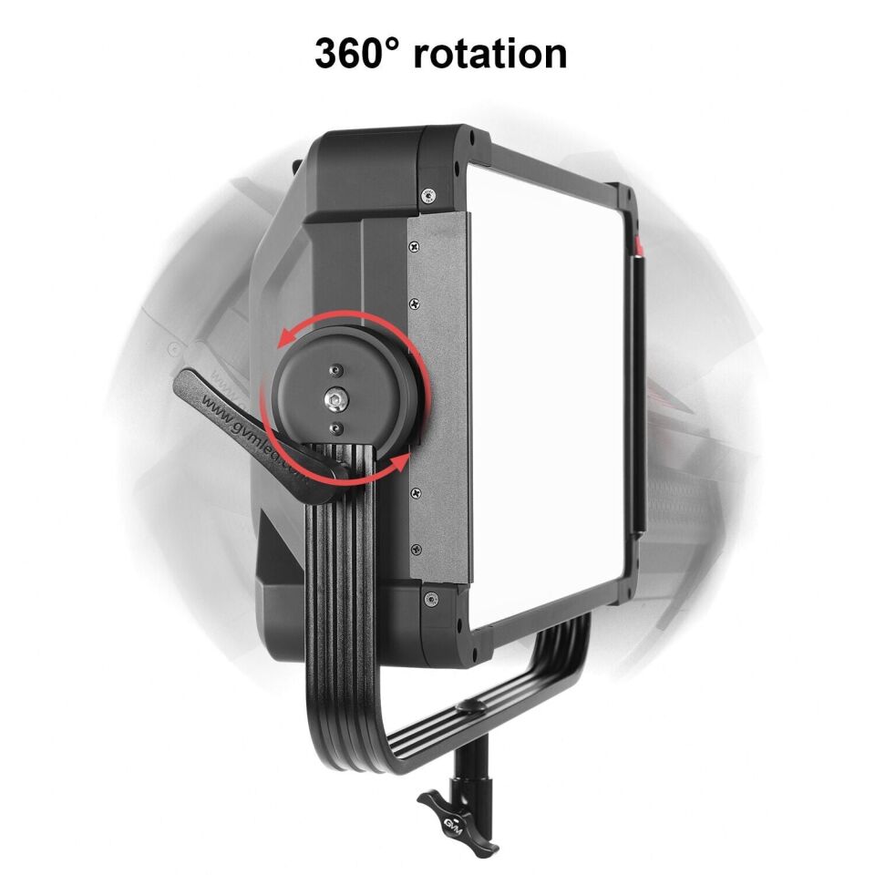 GVM YU300R 300W RGB LED Panel Işık (Hardcase)