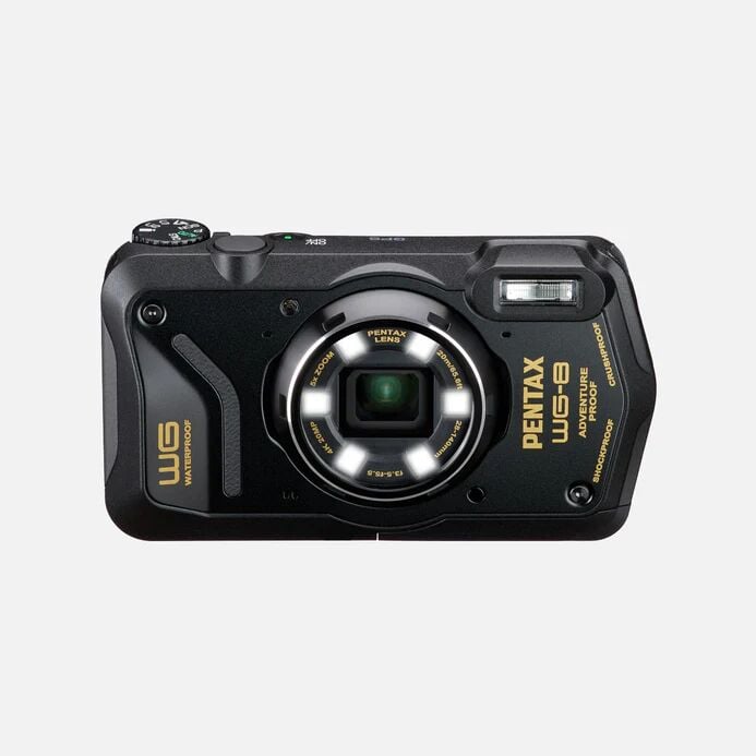 Ricoh WG-8 Sualtı Fotoğraf Makinesi ( Siyah )