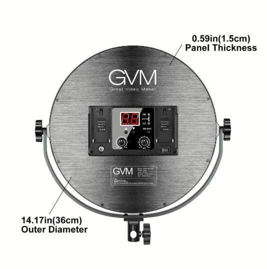 GVM Y60D256 Bi-Color LED Video Işığı İkili Ayaklı Kit