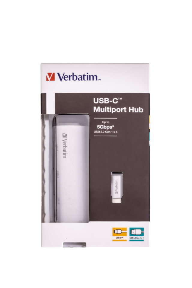 Verbatim USB-C Çok Bağlantılı Hub (4’ lü USB)