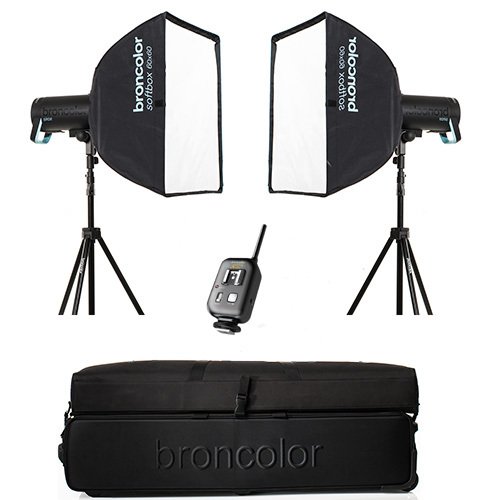 Broncolor Siros 400 Watt Basic 2 Paraflaş Kiti (Tetikleyici Dahil)