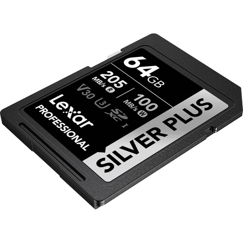 Lexar 64GB Profesyonel Silver Plus UHS-I SD Hafıza Kartı