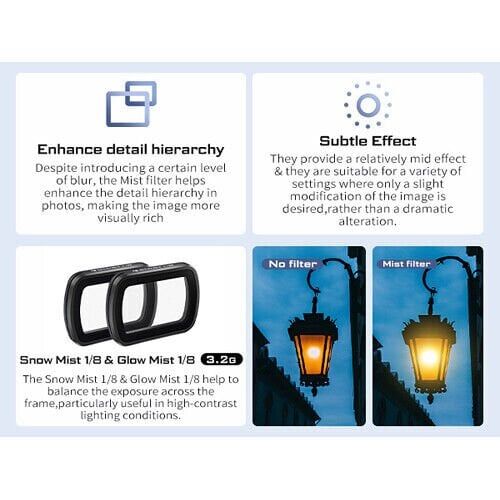 Freewell DJI Osmo Pocket 3 1/8 Mist 2Pack