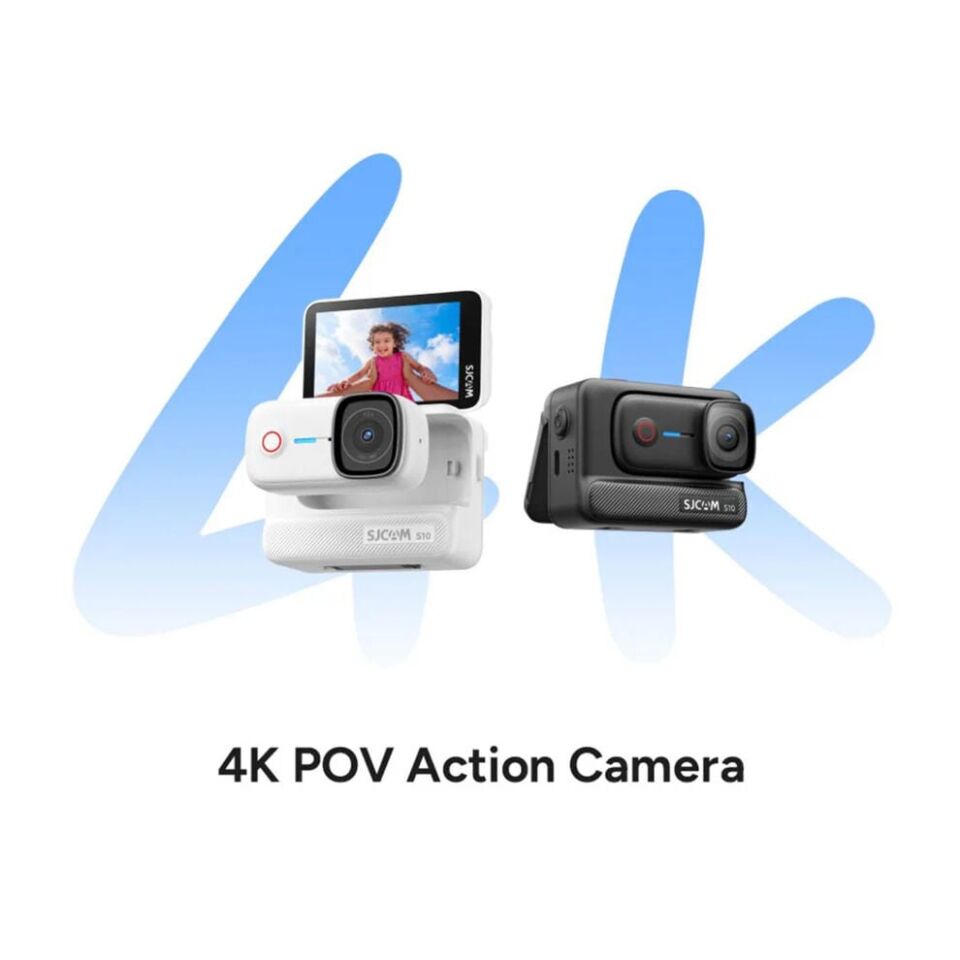 Sjcam S10 4K POV Aksiyon Kamerası Beyaz