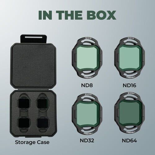 Freewell DJI O4 Air Unit Pro Filters Standard Day 4 Pack