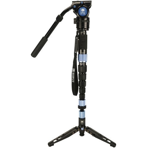Sirui P-326SR VH-10X Kafalı Karbon Fotoğraf / Video Monopod