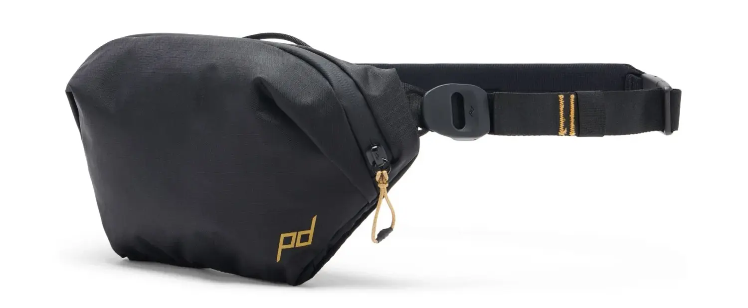 Outdoor Sling 2L Fonksiyonel Bel ve Omuz Çantası - Black