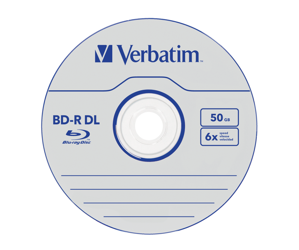 Verbatim BD-R DL 50GB 6x 10 Pack Spindle