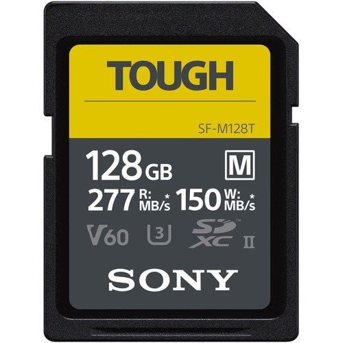 Sony 128GB SF-MT Tough Serisi UHS-II SD Bellek Kartı (SF-M128T)