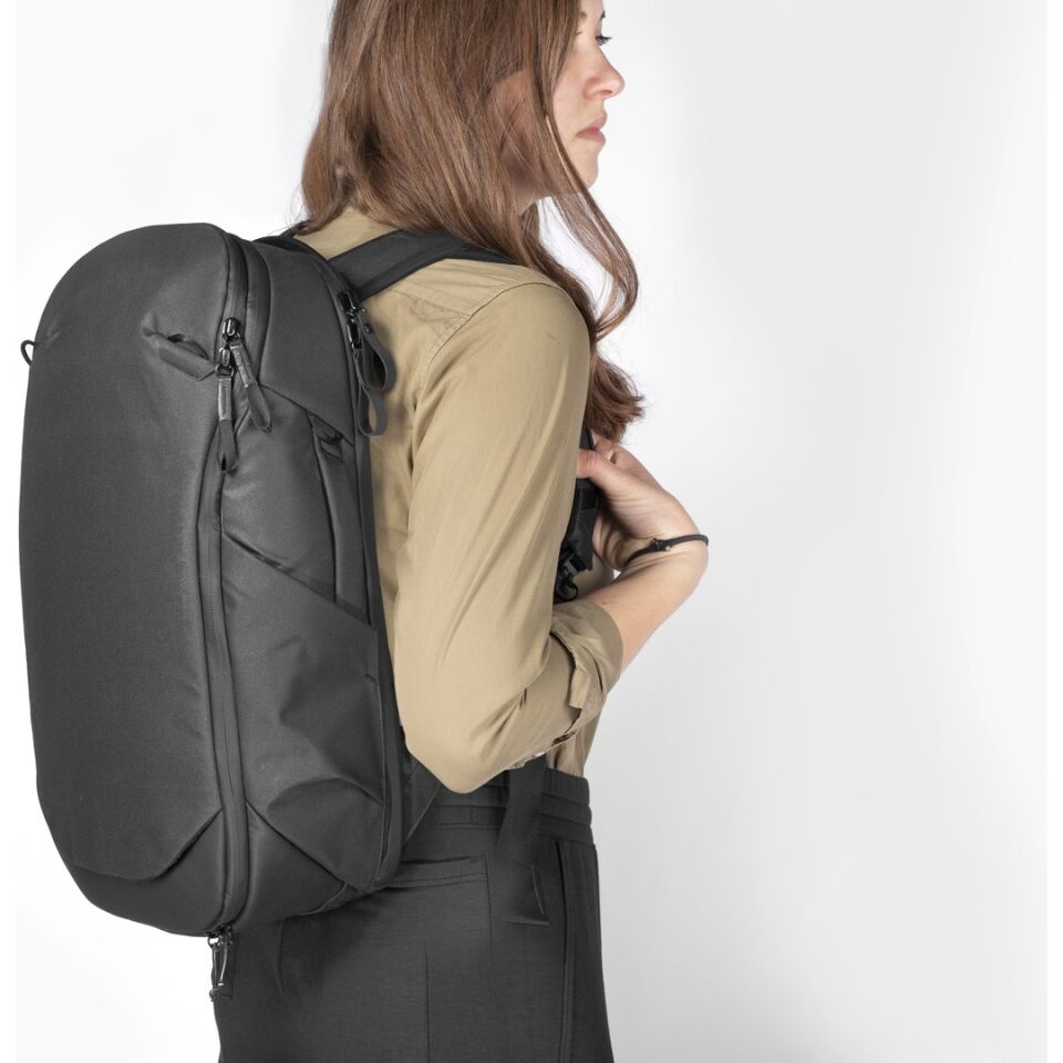 Travel Backpack 30L Modüler Seyahat Çantası - Black