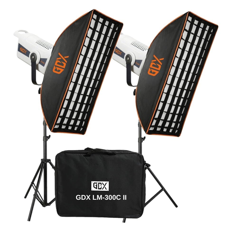 GDX LM-300C II İkili Set Video ve Fotoğraf Sürekli Işık
