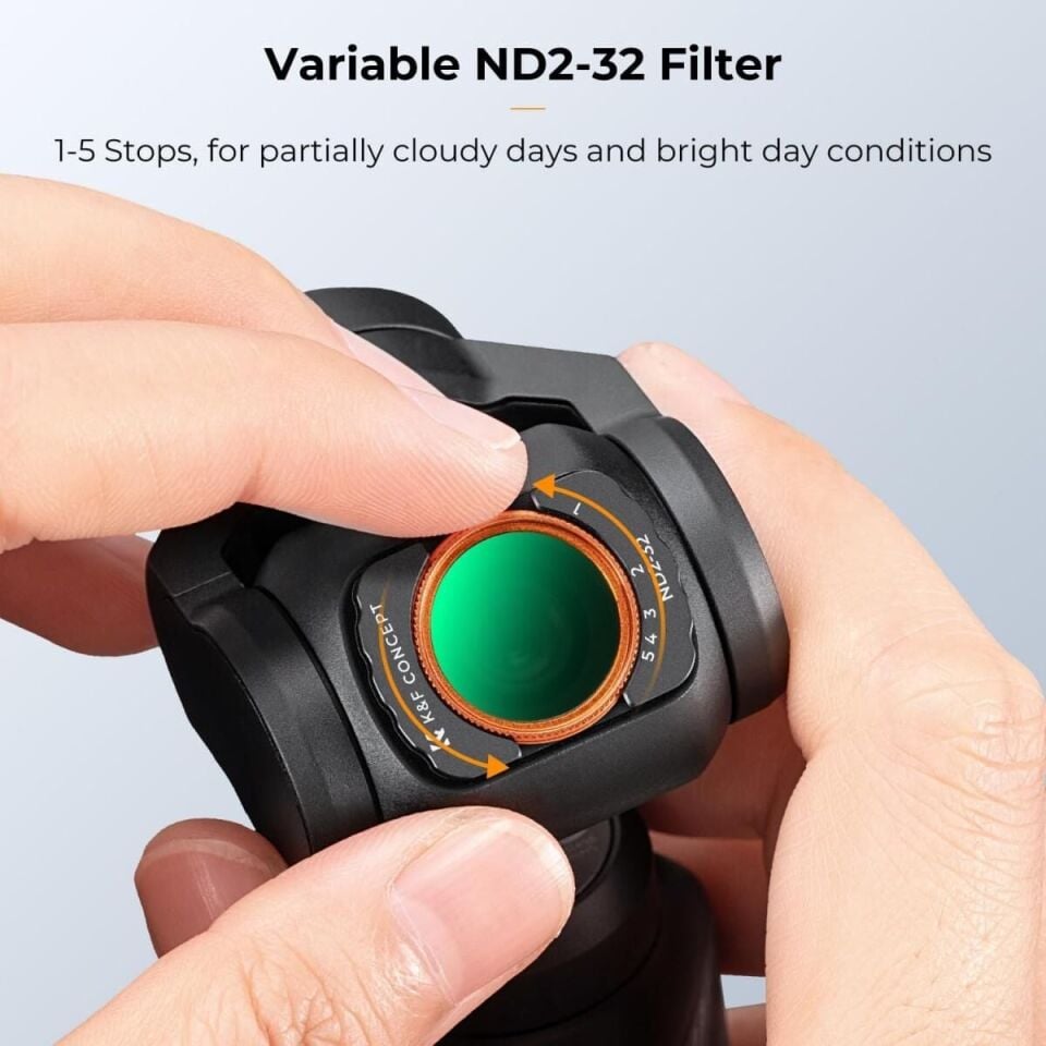 Osmo Pocket 4 için Filtre Seti (UV/CPL/ND2-32 ND32-512)