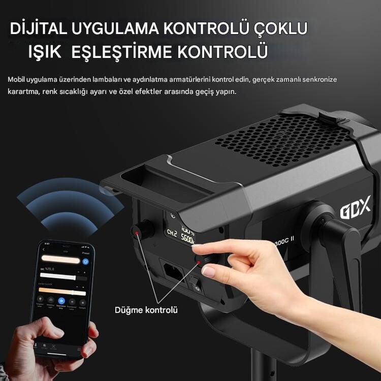 GDX CN-300C II Video ve Fotoğraf Sürekli Işık