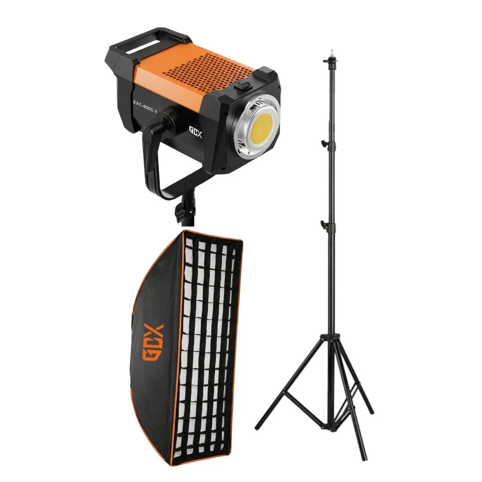 GDX EXC-600C II Video ve Fotoğraf Tekli Sürekli Işık Set