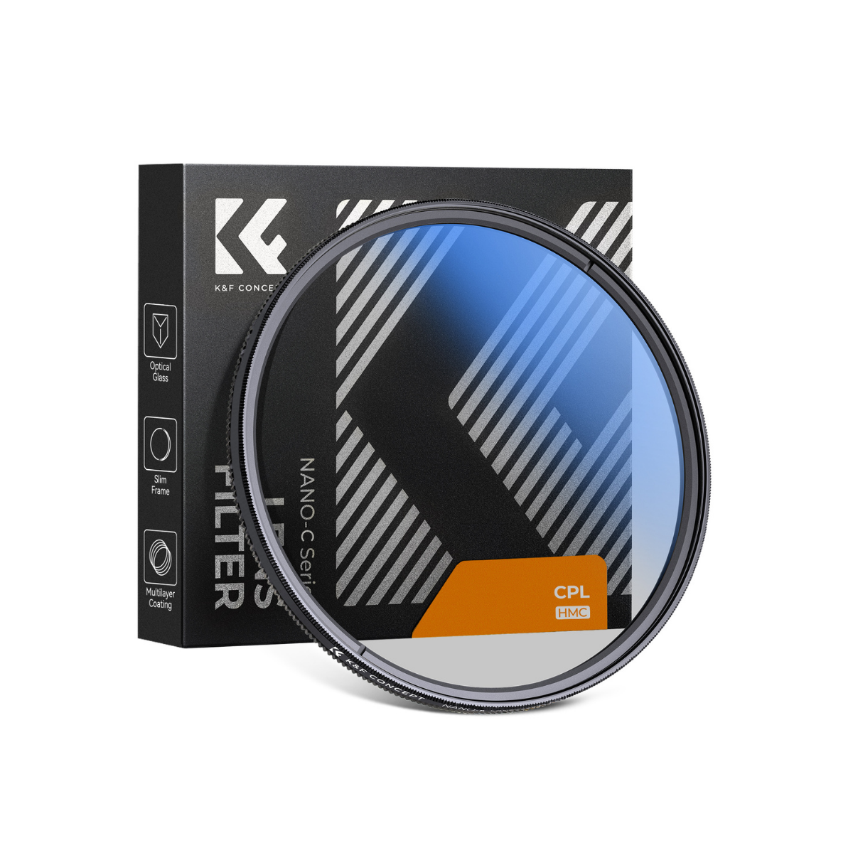 K&F Concept 67 mm CPL Lens Filtresi (Nano-C Serisi)